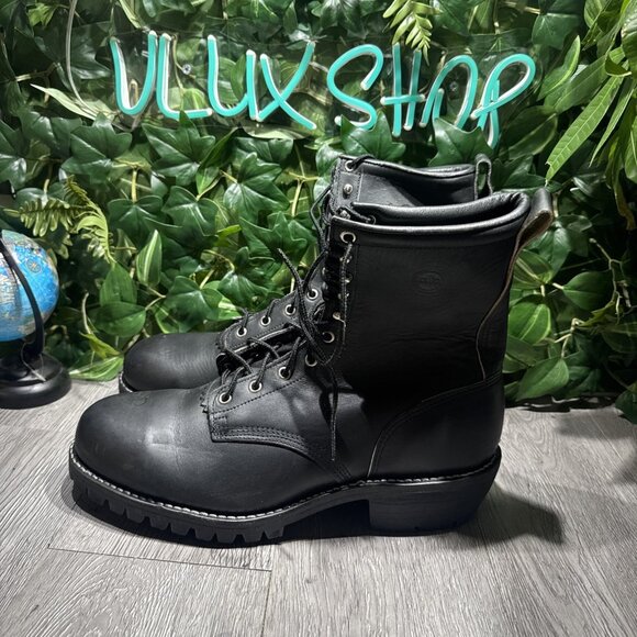 California Department Of Correction PIA Inmate Boots Men Size 12.5 D main image 9